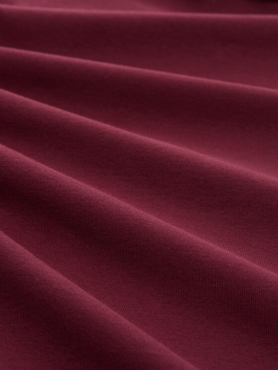 Slim-fit long-sleeved top with a boat neck - Preppy Plum