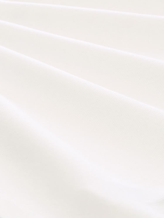 Top with ribbed texture - Whisper White