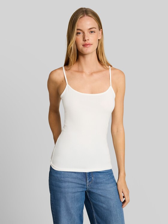Basic tank top - off white
