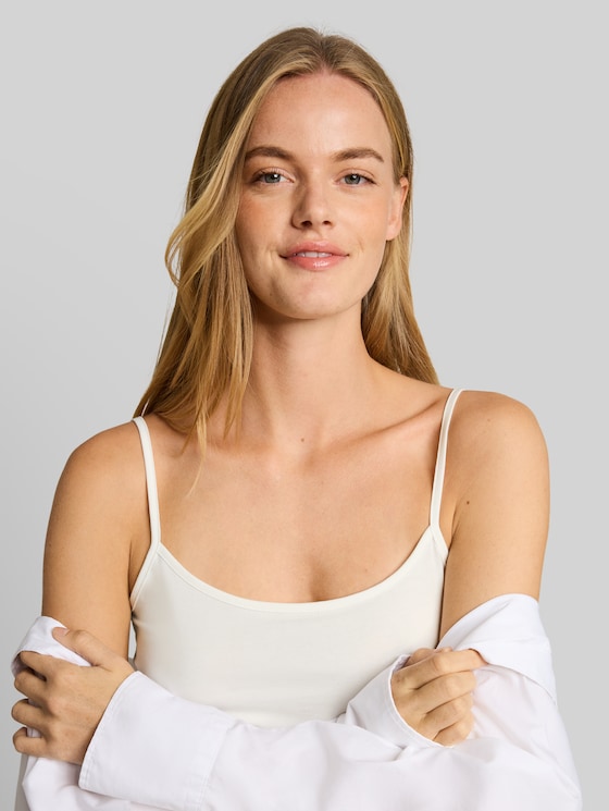 Basic tank top - off white