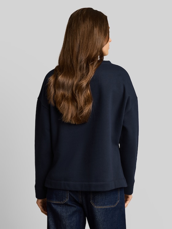 Loose-fit sweatshirt with Snoopy print - sky captain blue