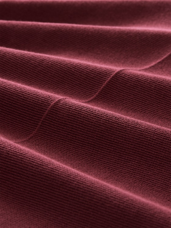 Plus Size – Cotton knitted jumper - Preppy Plum