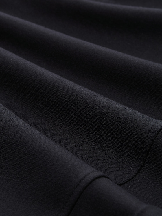 Loose-fit barrel trousers - deep black