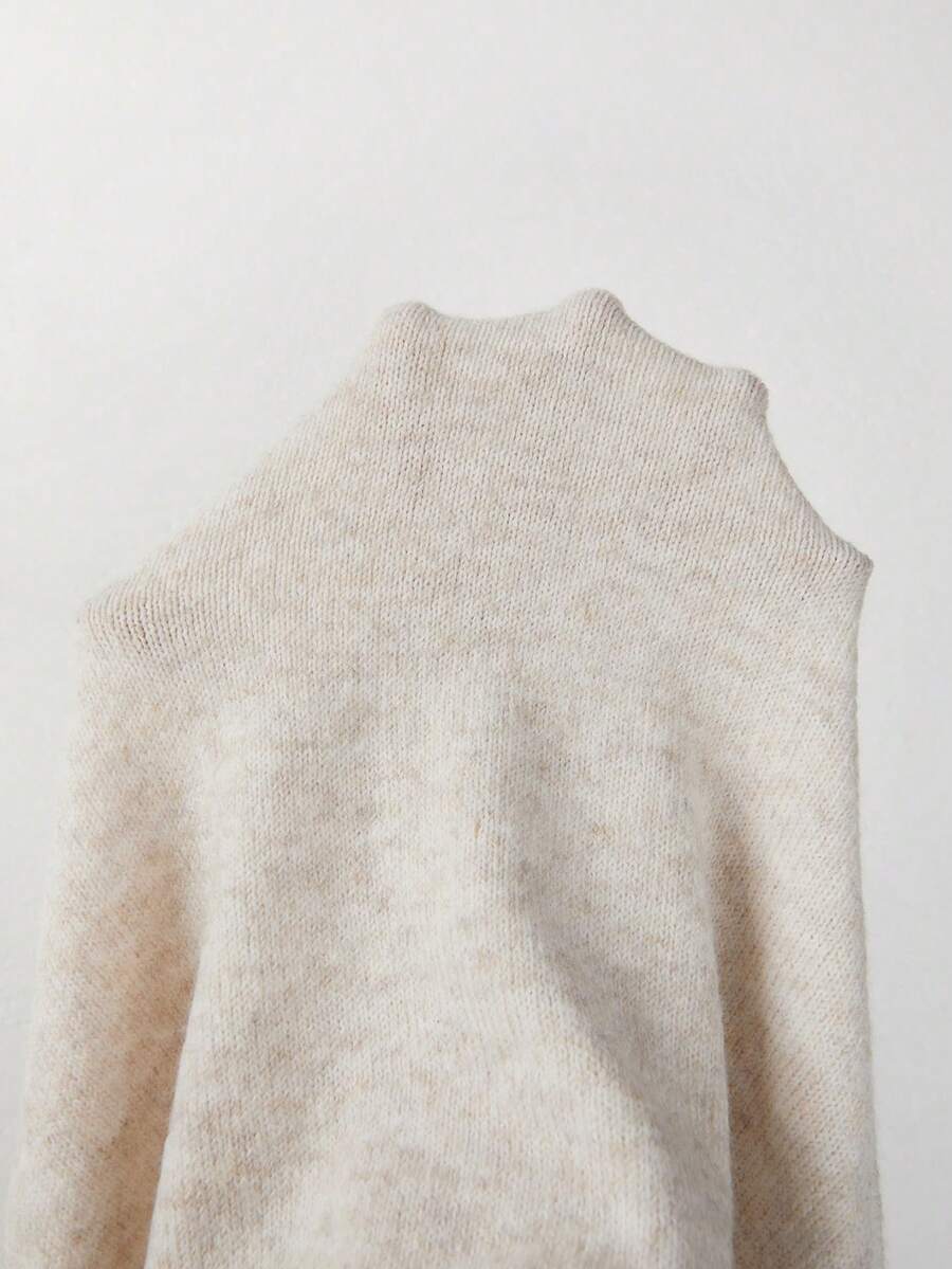 SHEIN Women Drawstring Hooded Knit Cardigan, Autumn Button Front Casual Sweater - image 5