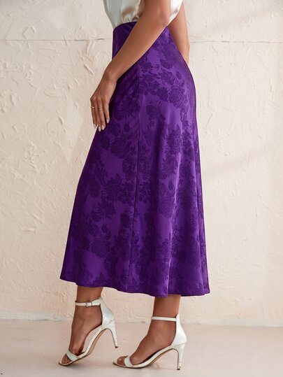 Aveloria Modichic Women's Floral Print Casual Versatile Daily Wear Skirt - image 2