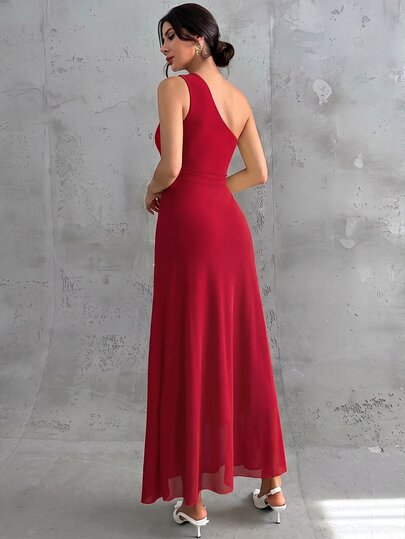 Firerie Women's Elegant Formal Office Commute Casual Vacation Party Vintage Teacher Mesh Solid Color One - image 2