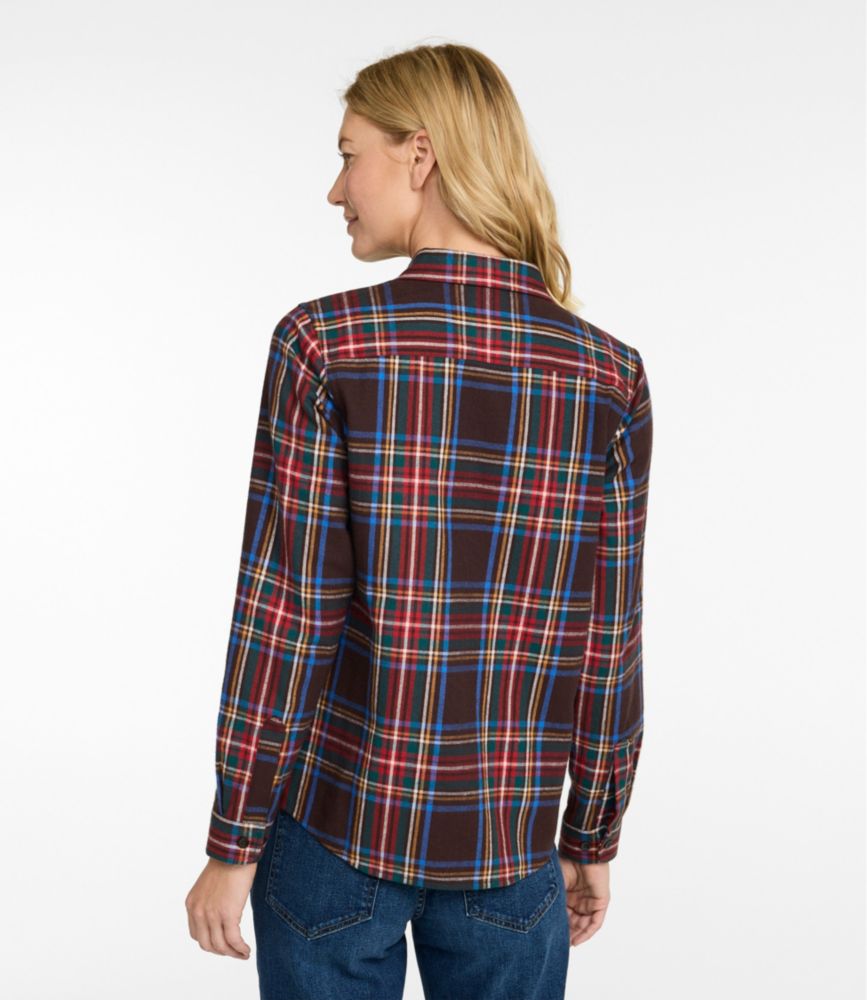Women's Scotch Plaid Flannel Shirt, Relaxed