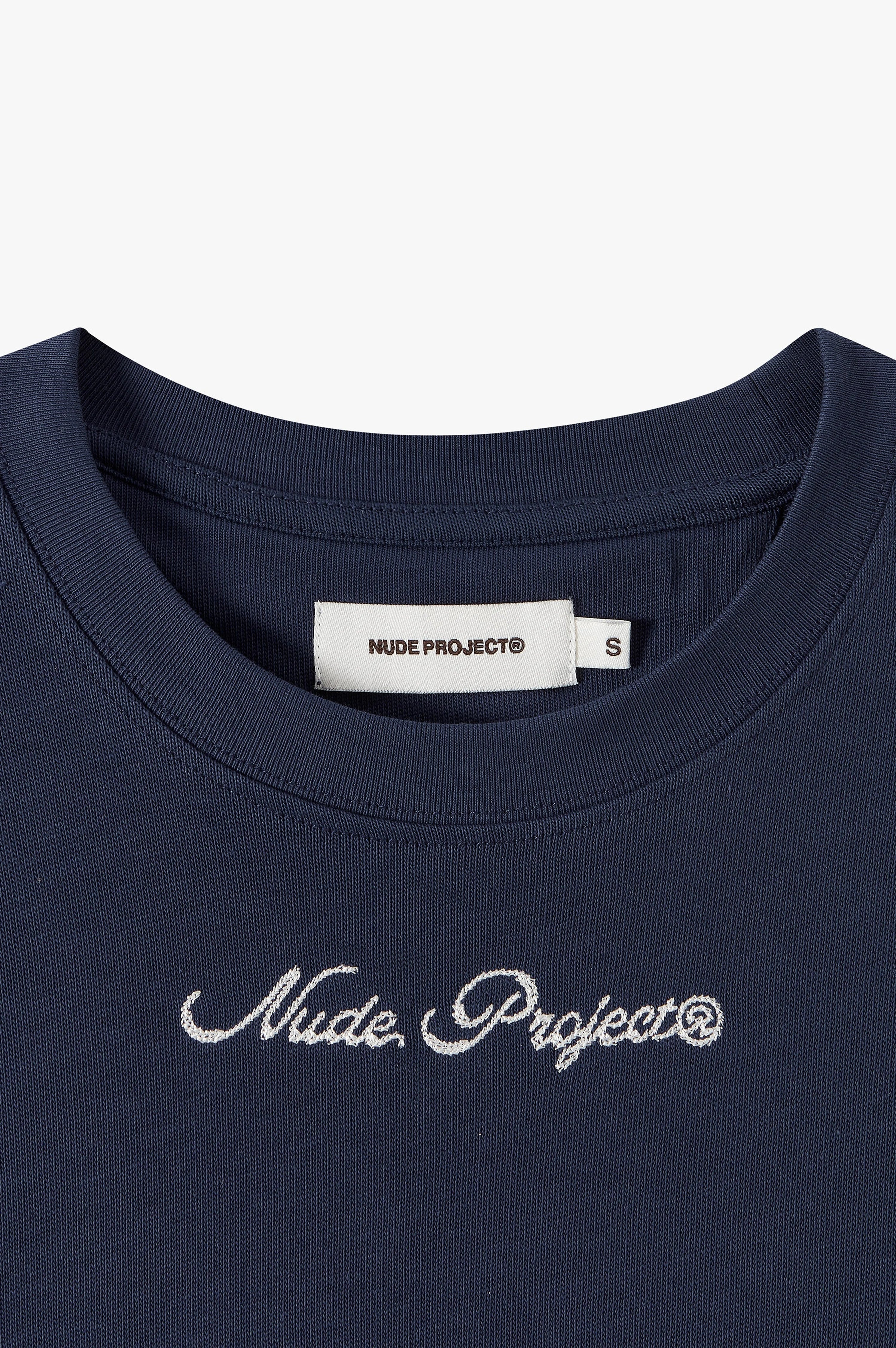 Peach Tee Navy