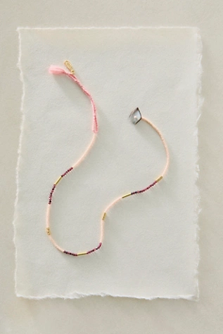 Muse Semi-Precious Short Beaded Layering Necklace