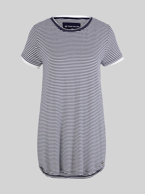 Striped pyjama dress - blue ring
