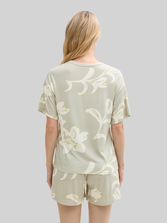 Pyjama set with all-over print - grün-hell-Allover