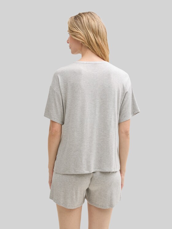 Basic pyjama set - grey-medium-melange
