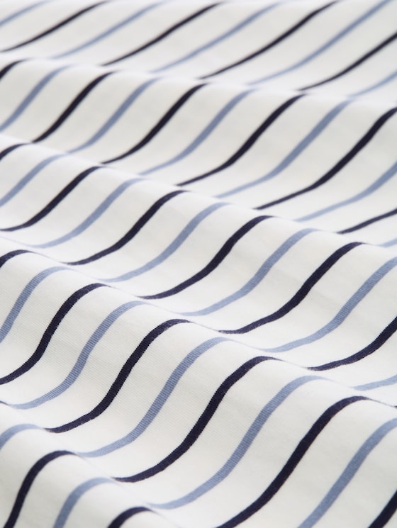 Striped nightdress - white-medium-horizontal stripe
