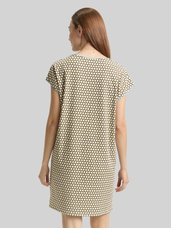 Nightdress with pattern - schwarz-mittel-Allover