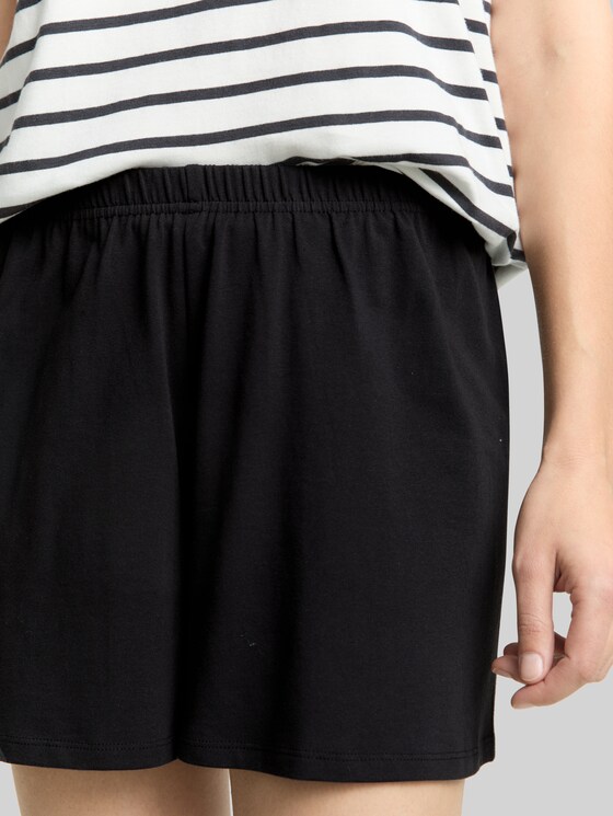 Striped pyjama set - black-medium-striped