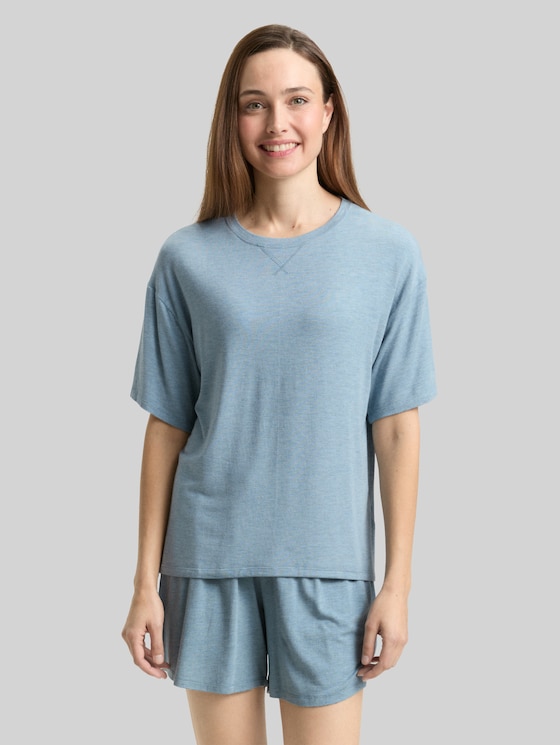 Pyjama set - blue-medium-melange