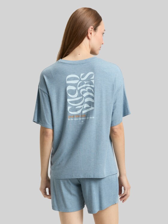 Pyjama set - blue-medium-melange