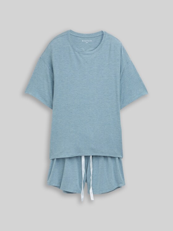 Pyjama set - blue-medium-melange