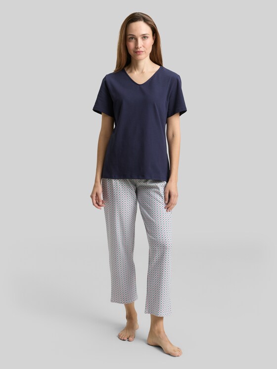 Pyjama set - blue-dark-allover