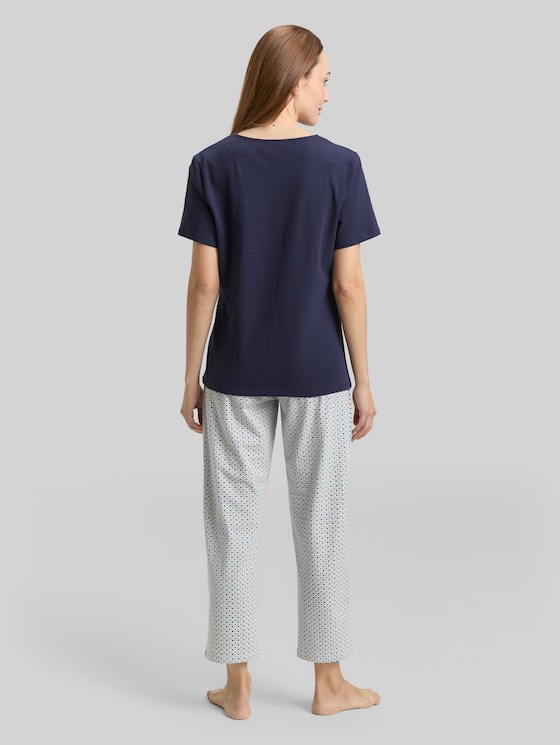 Pyjama set - blue-dark-allover