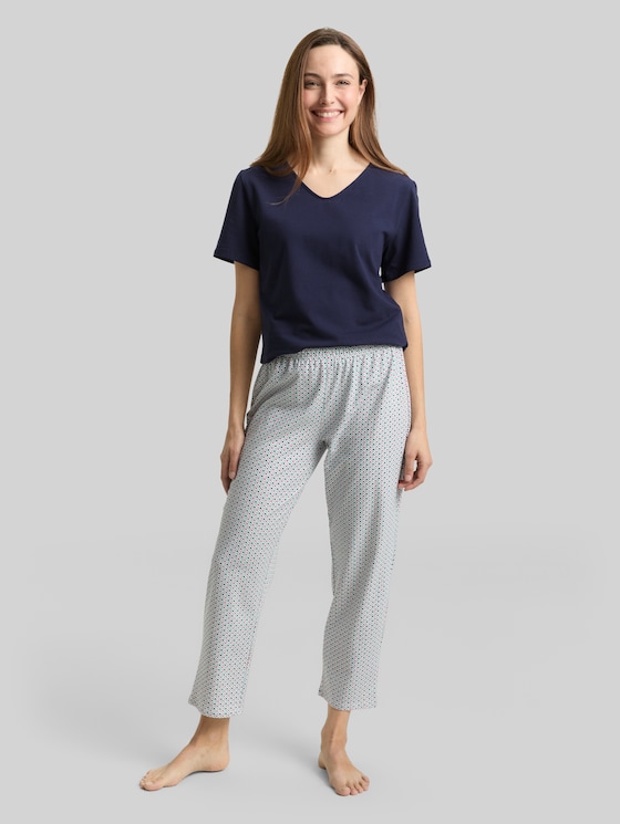 Pyjama set - blue-dark-allover