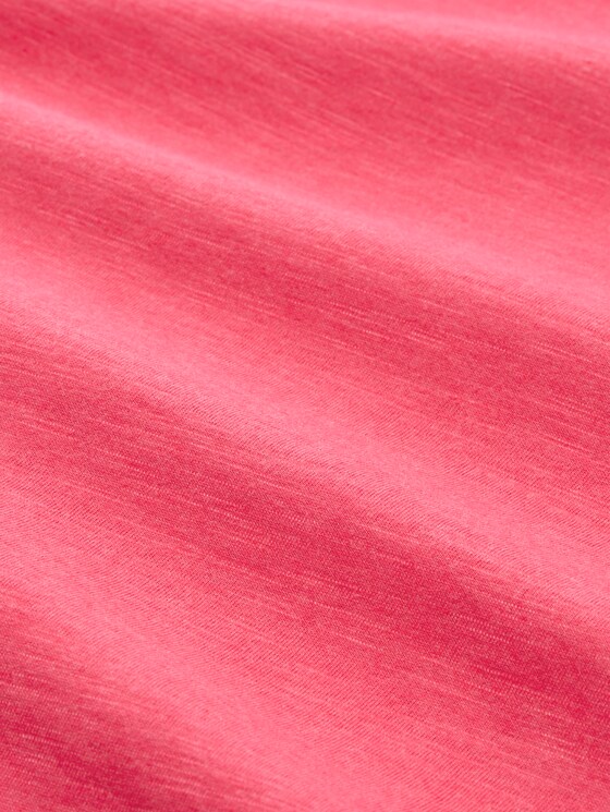Nightdress made of cotton blend - red-medium-solid