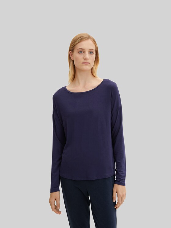 Pyjama top - dark blue uni