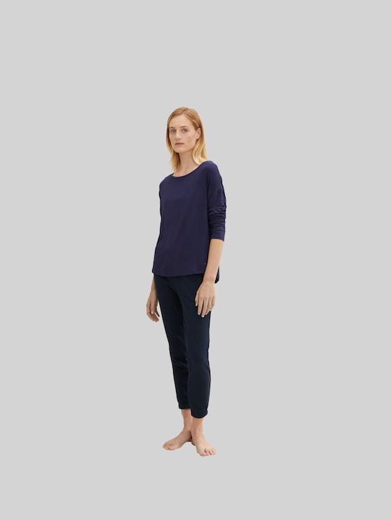 Pyjama top - dark blue uni