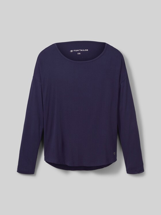 Pyjama top - dark blue uni