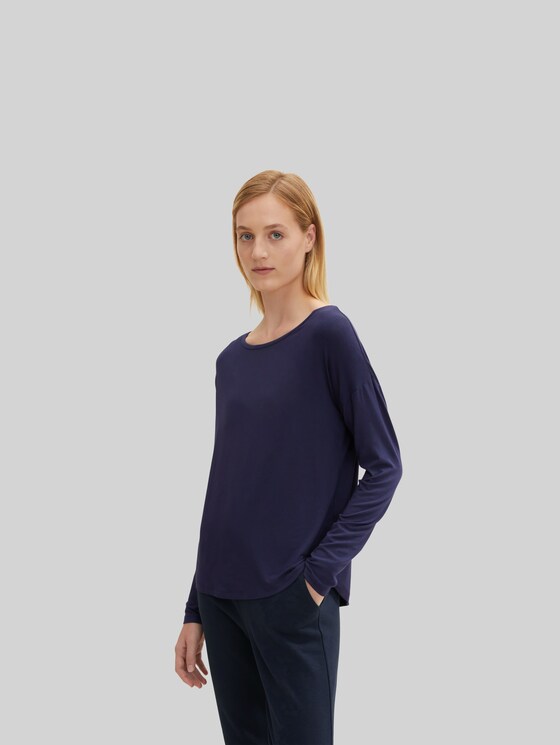 Pyjama top - dark blue uni