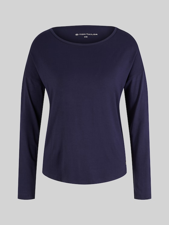 Pyjama top - dark blue uni