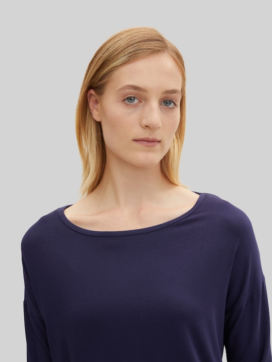 Pyjama top - dark blue uni