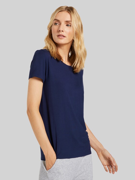 Pyjama top - dark blue uni
