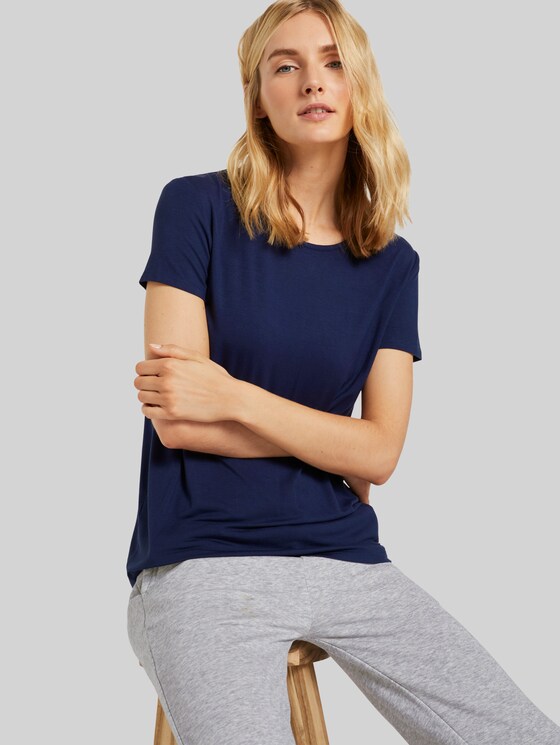 Pyjama top - dark blue uni
