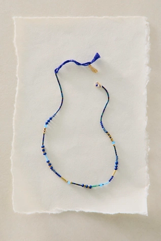 Muse Semi-Precious Short Beaded Layering Necklace