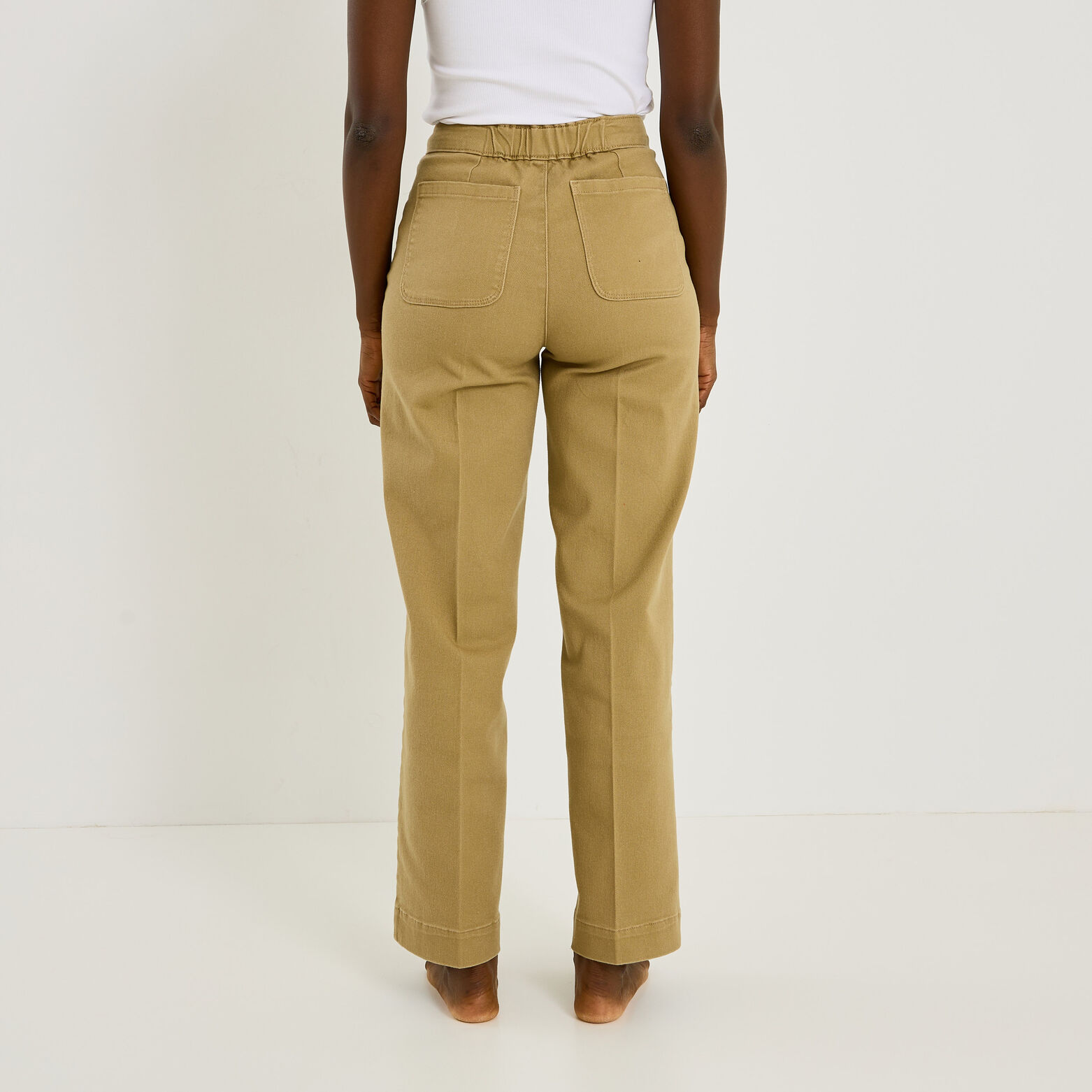 Jean flare à pont POMPON F02 femme - CAMEL