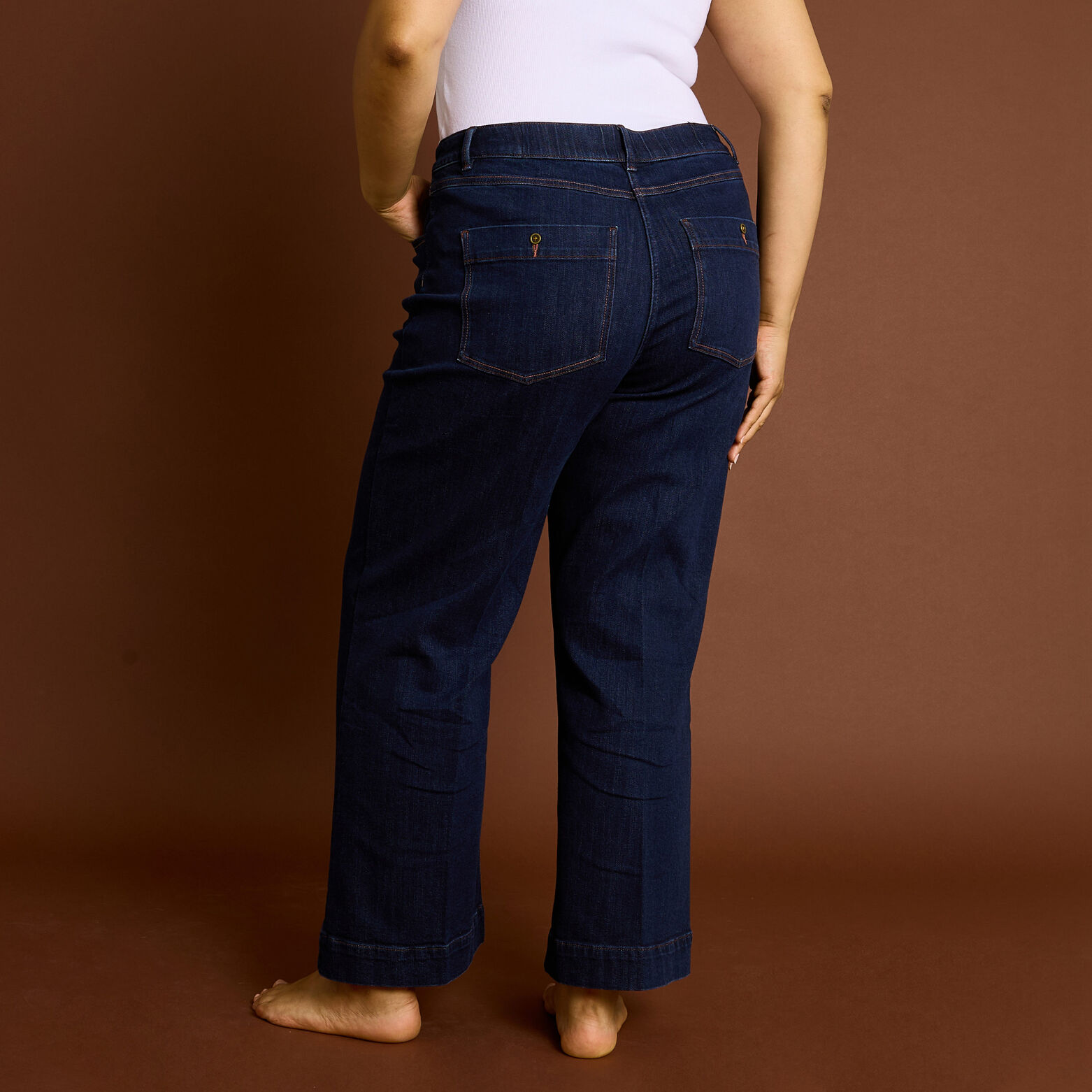 Jean flare raccourci KANSAS RF02 femme - RINSE