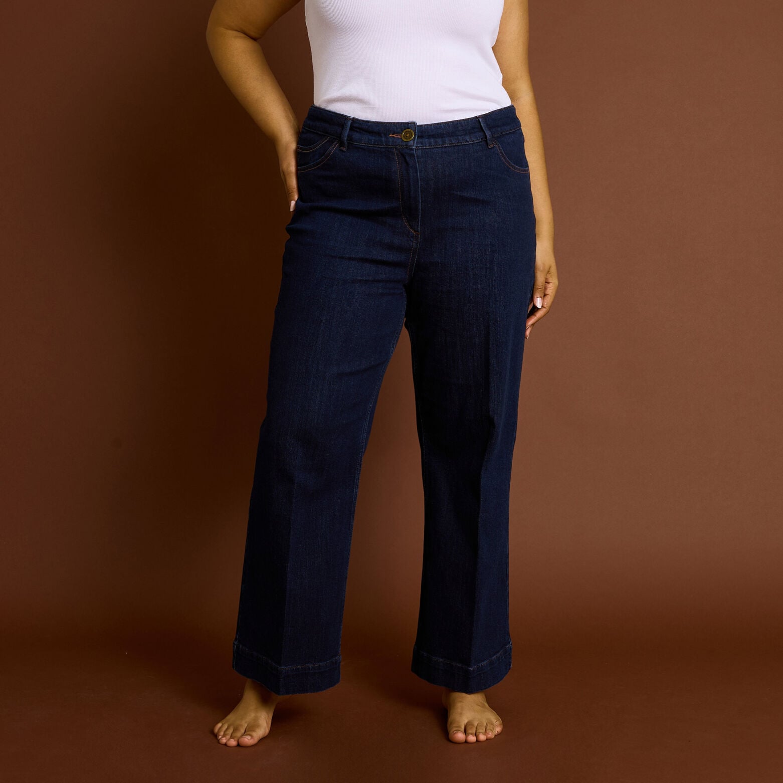 Jean flare raccourci KANSAS RF02 femme - RINSE