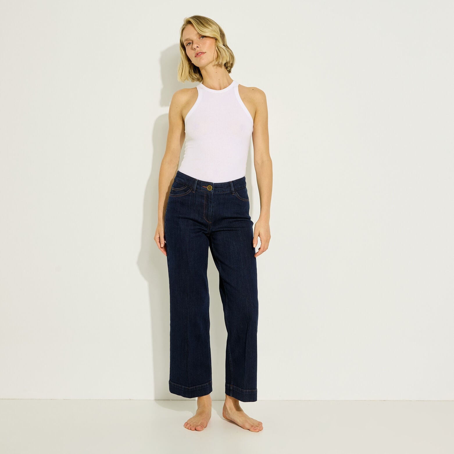 Jean flare raccourci KANSAS RF02 femme - RINSE