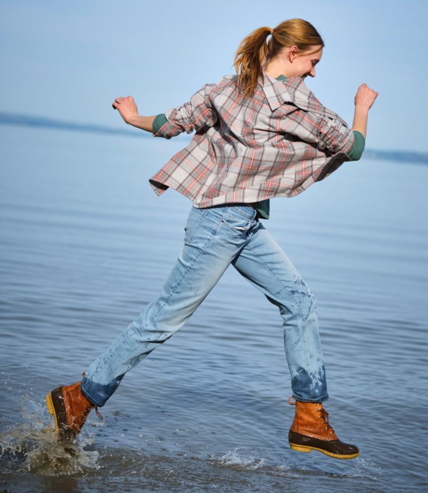 Women's Scotch Plaid Flannel Shirt, Relaxed