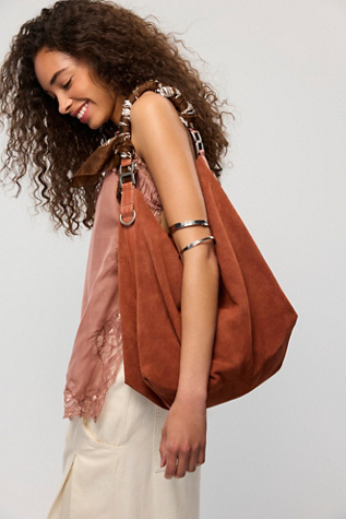 Suzie Suede Slouchy Tote Bag