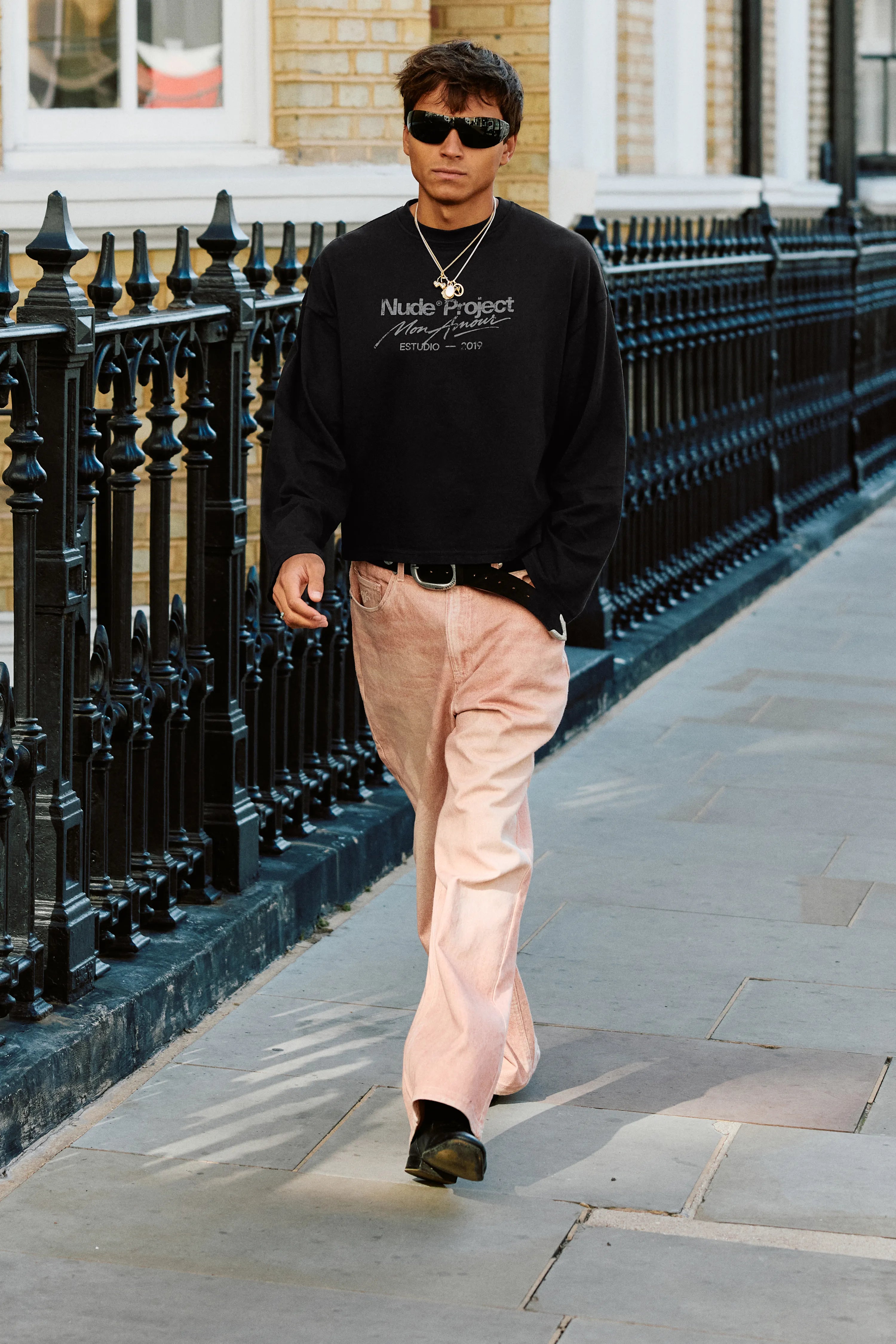 Mon Amour Long-Sleeve Tee Ash