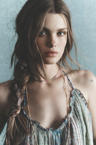 Muse Semi-Precious Short Beaded Layering Necklace