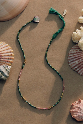Muse Semi-Precious Short Beaded Layering Necklace