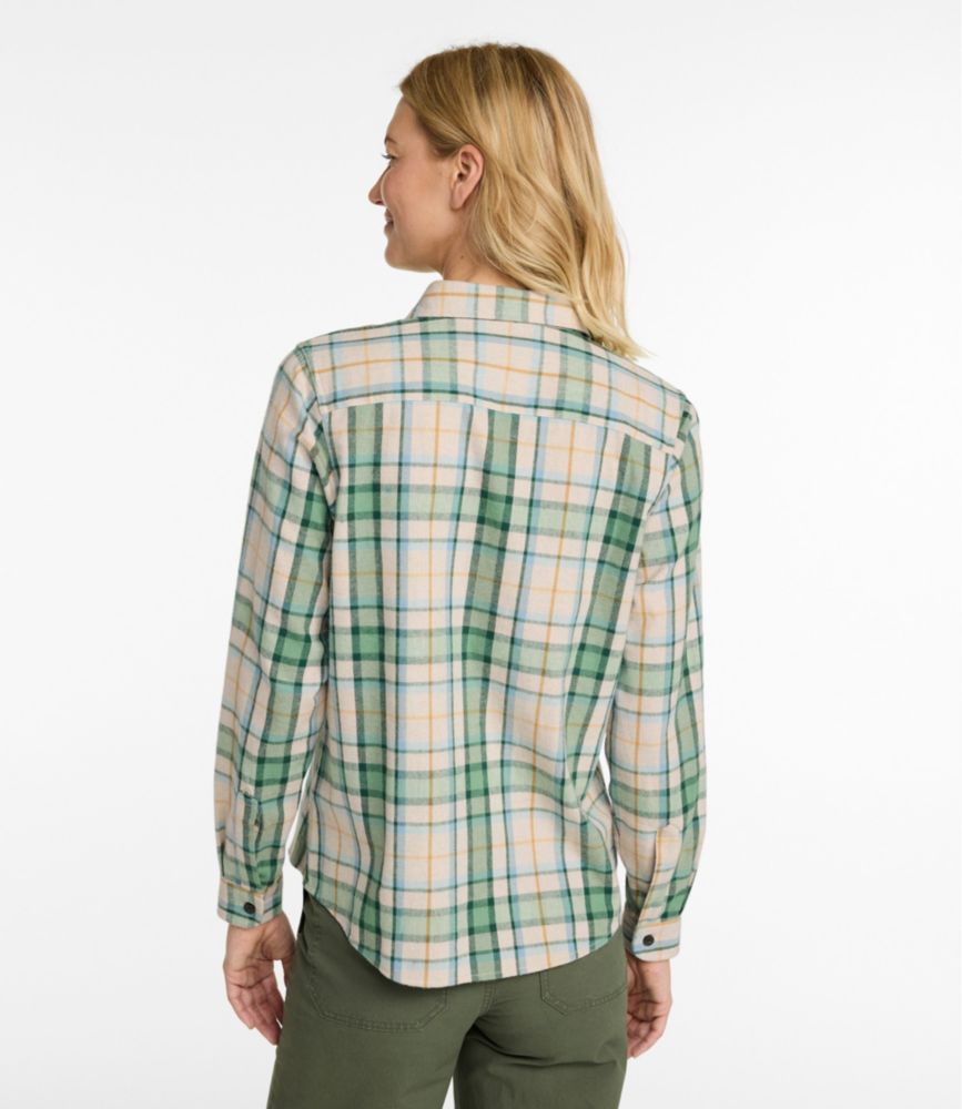 Women's Scotch Plaid Flannel Shirt, Relaxed