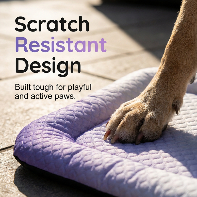 Pet Cooling Pad Mat For Dogs And Cats - Ice Silk Summer Cool Bed Blanket In Gradient Colours