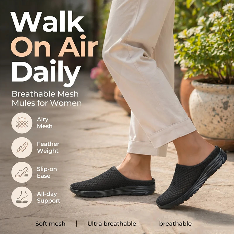 Casual Comfort Breathable Mesh Slippers(Buy 2 Free Shipping)