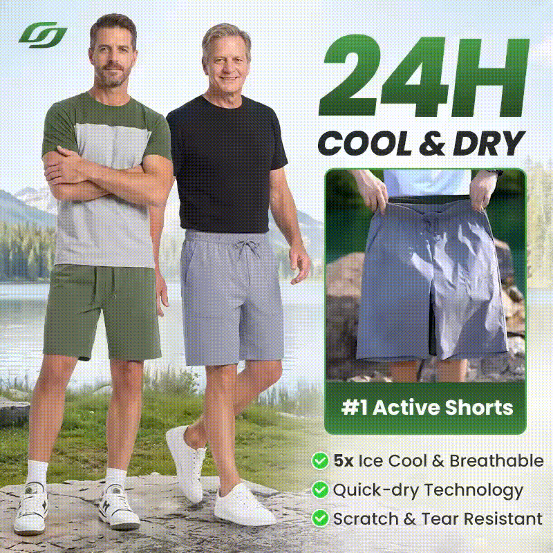 CassianDry - Ice Cool Quick-Drying Active Shorts