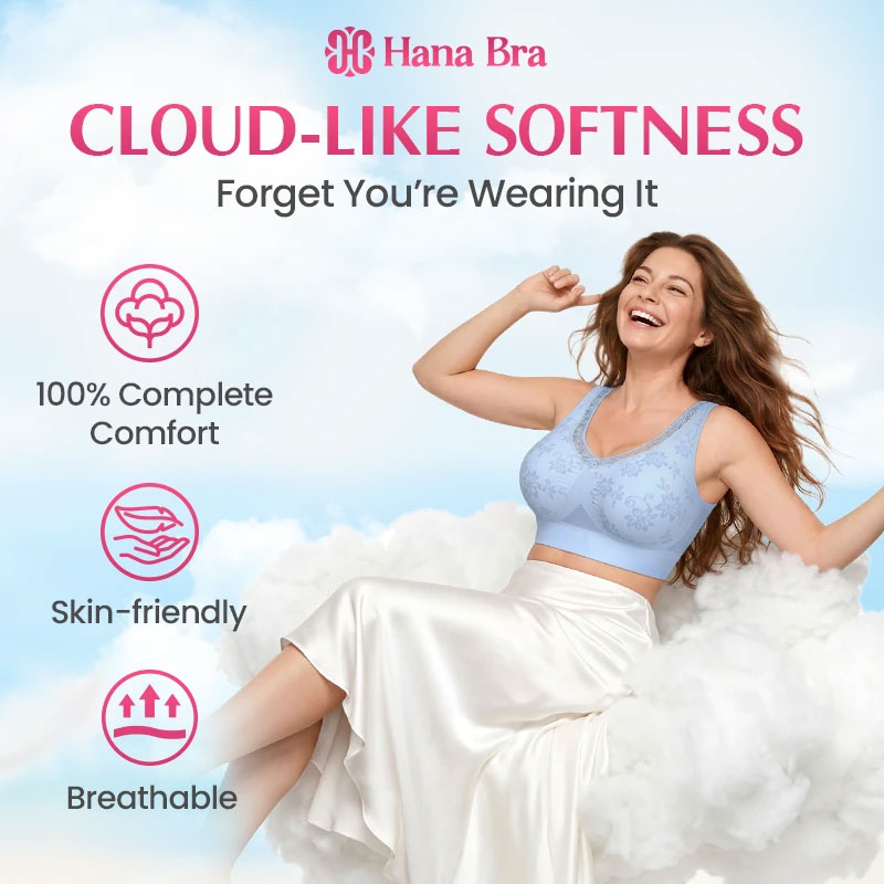 Hana Bra - Pure Comfy Buttonless Lifting Bra