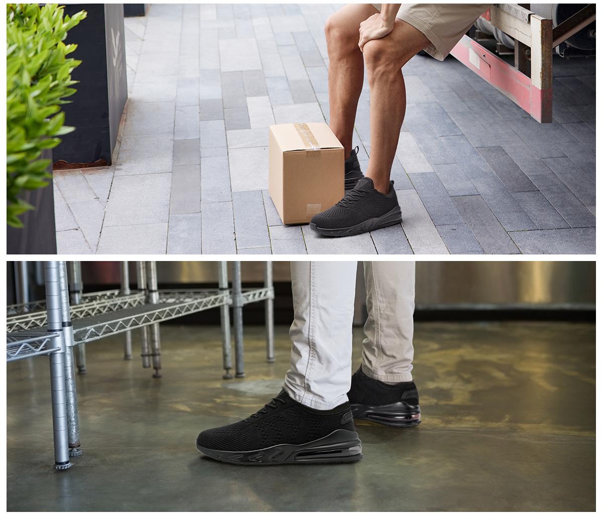 【SummerFinds】Upgraded SRC oil-resistant non-slip work shoes with four-way stretch waterproof fly knit. Light lace-up closed-toe black sneakers for men & women, great for chefs, nurses, kitchen/hospital staff. TikTok Back to School #tiktokshopsummersale 【SummerFinds】Upgraded SRC oil-resistant non-slip work shoes with four-way stretch waterproof fly knit. Light lace-up closed-toe black sneakers for men & women, great for chefs, nurses, kitchen/hospital staff. TikTok Back to School #tiktokshopsummersale